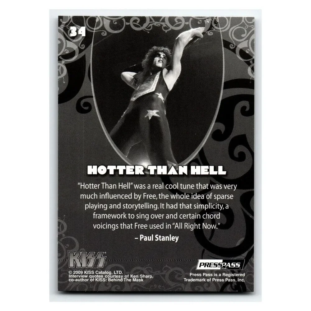 KISS Paul Stanley 2009 35 Years of Klassic KISS Press Pass 34